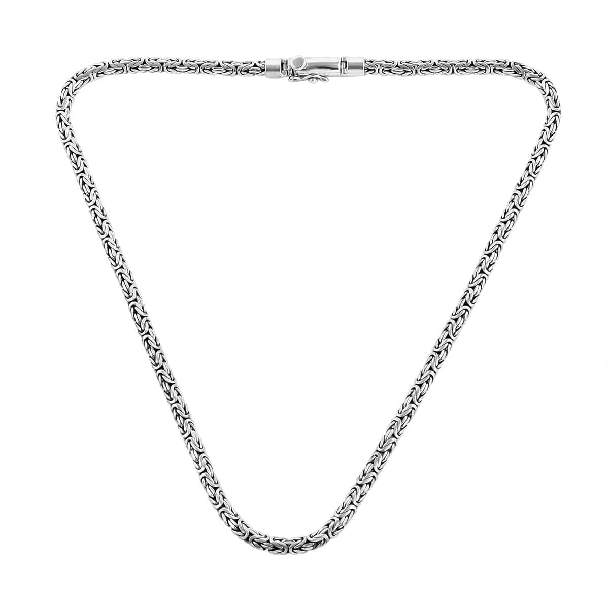 Buy Bali Legacy Sterling Silver 4mm Borobudur Necklace 18 Inches 47.80 ...