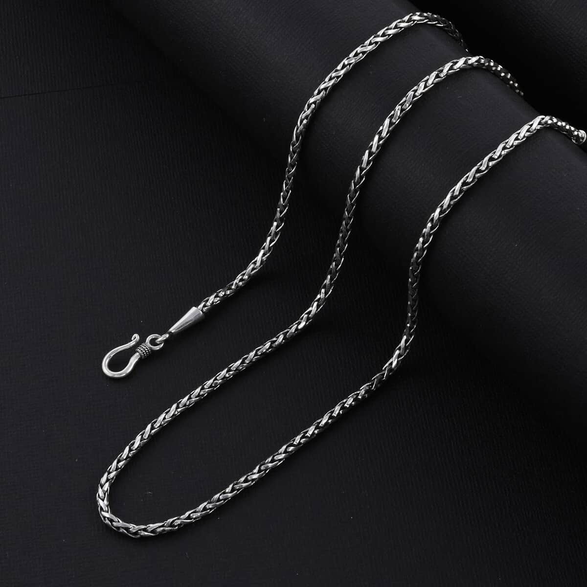 Bali Legacy Padian Chain Necklace, Silver Padian Necklace, Sterling Silver Chain Necklace, 22 Inch Necklace 19.9 Grams image number 1
