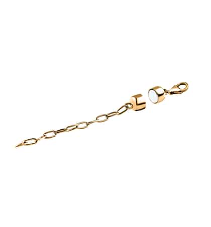 Buy 14K Yellow Gold Over Sterling Silver Magnetic Ball Clasp Extender,  Jewelry Extender with Lobster Clasp, Silver Clasp Extension, 3 inch  Magnetic Ball Extender in Silver 2.20 Grams at ShopLC.