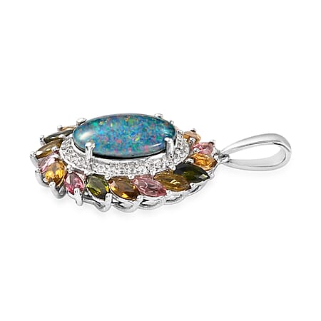 Boulder Opal / 925 Silver / Platinum Overlay - Product card gallery slide 3 (10176829063481)