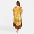 TAMSY, 100% RAYON, UMBRELLA DRESS , SIZE-ONE SIZE, COLOR- MUSTARD image number 1