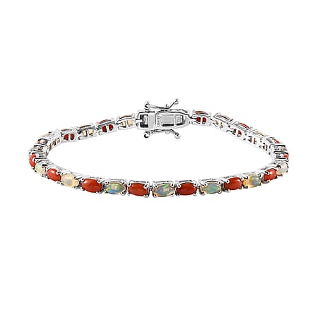 6.5 / Coral / 925 Silver - Product card gallery slide 1 (10176830243129)
