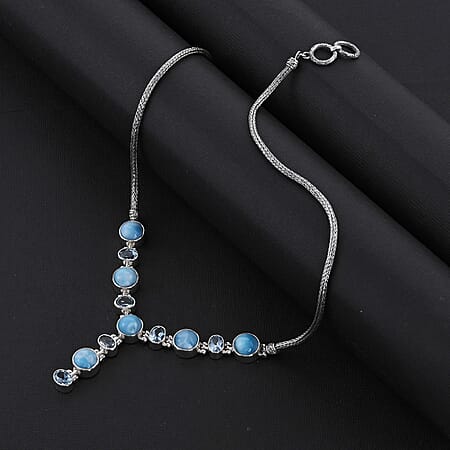 20 / Larimar / 925 Silver - Product card gallery slide 2 (10176830505273)