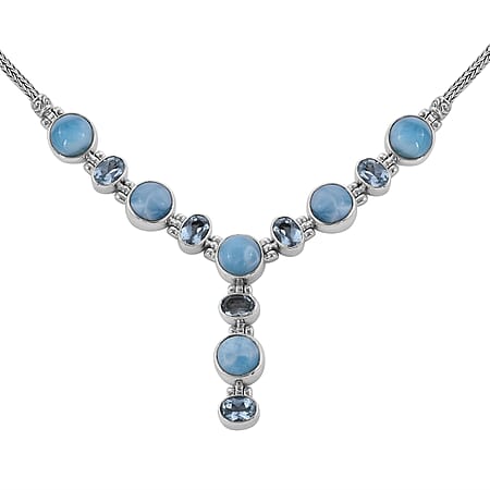 20 / Larimar / 925 Silver - Product card gallery slide 4 (10176830505273)