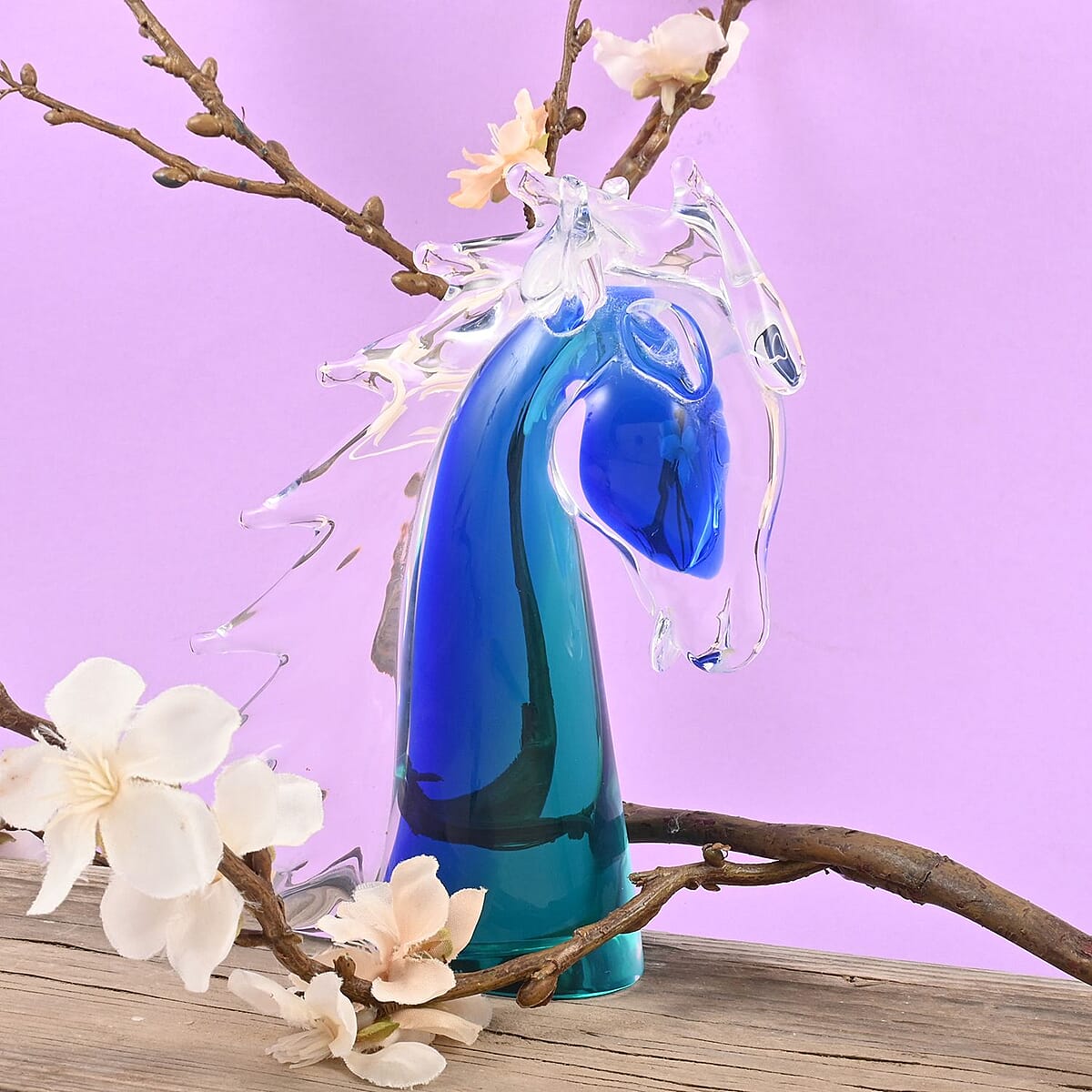 V Nason & C Murano Glass Horse - image number 1