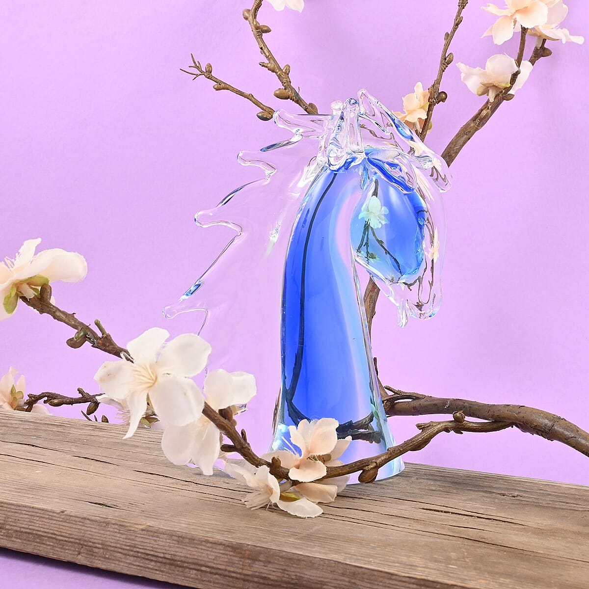 V Nason & C Murano Glass Horse - image number 1