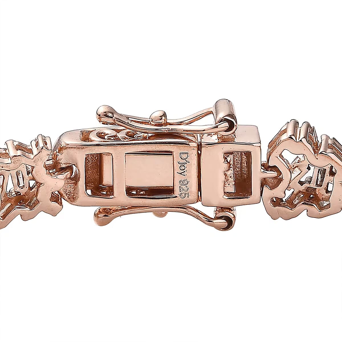 Natural Champagne Diamond 4.00 ctw Bracelet in Vermeil Rose Gold Over Sterling Silver (7.25 In) image number 7