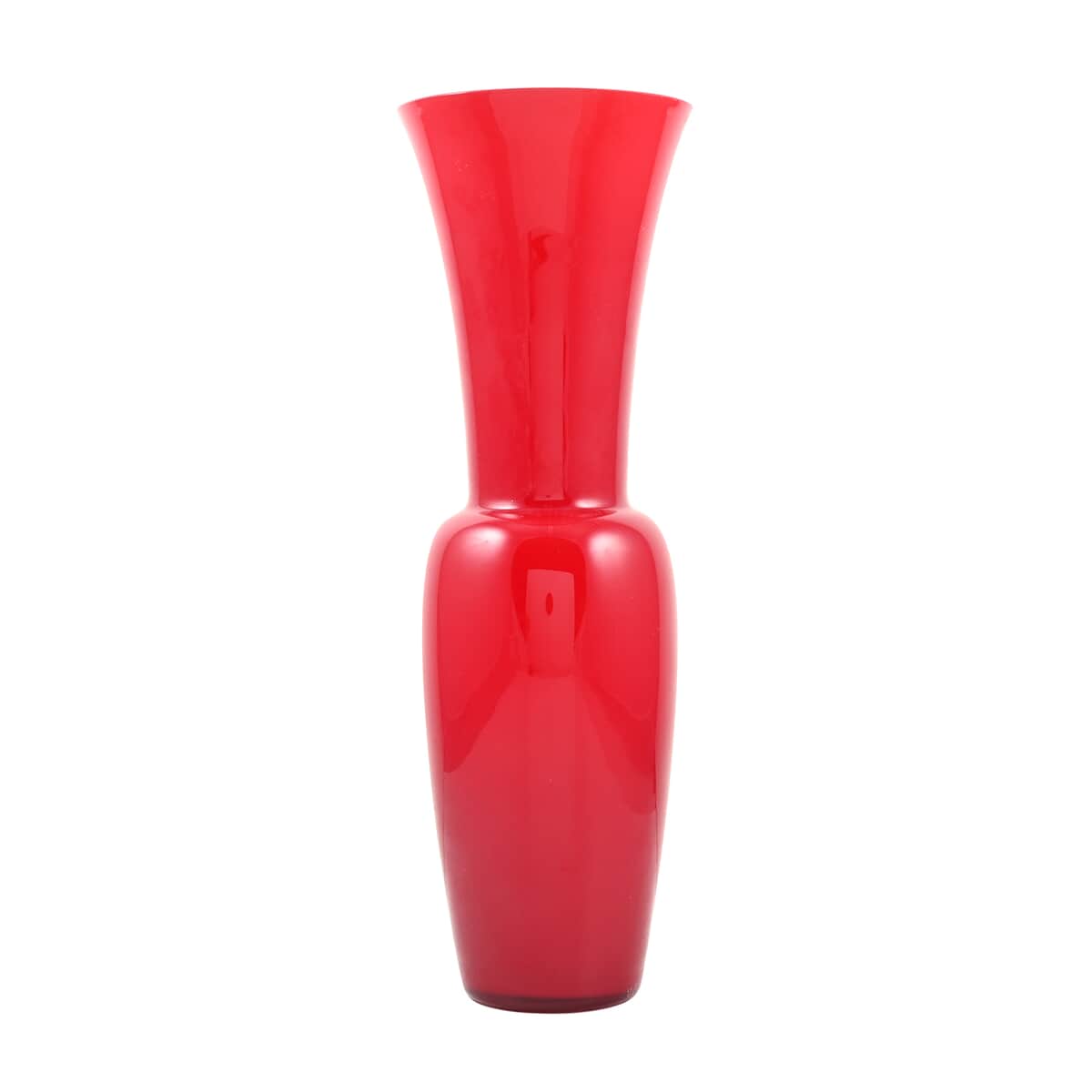 V Nason & C Murano Glass Vase - Red image number 0