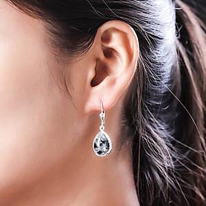 Yooperlite 11.60 ctw Earrings in Platinum Over Sterling Silver