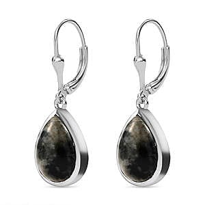 Yooperlite 11.60 ctw Earrings in Platinum Over Sterling Silver