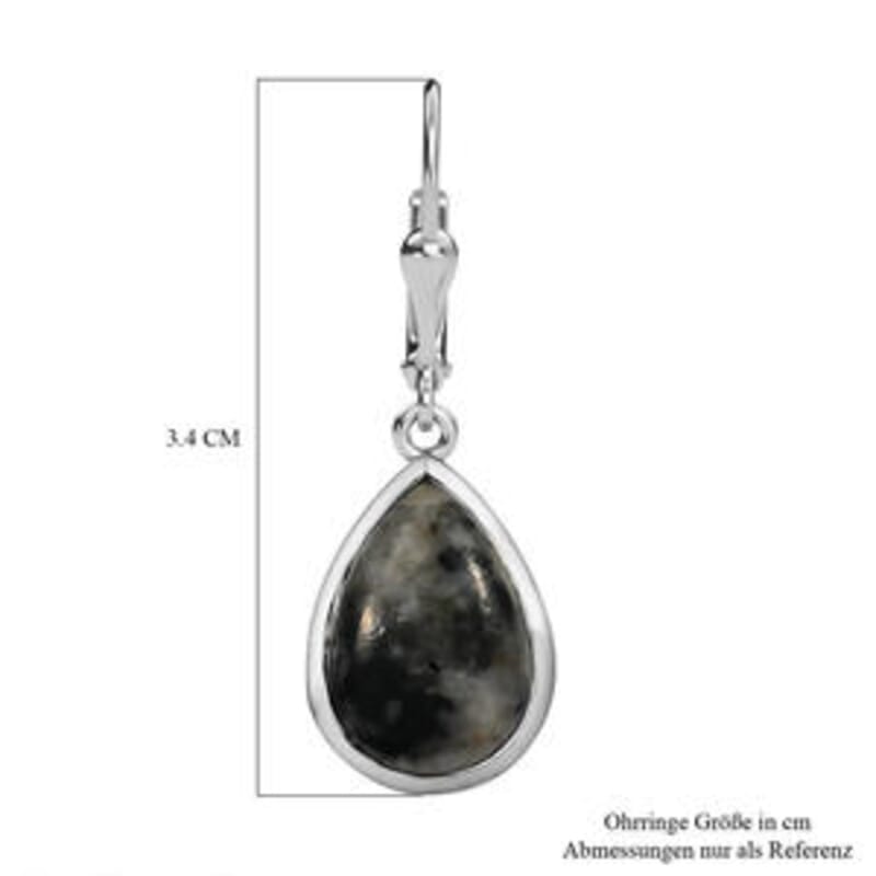 Yooperlite 11.60 ctw Earrings in Platinum Over Sterling Silver