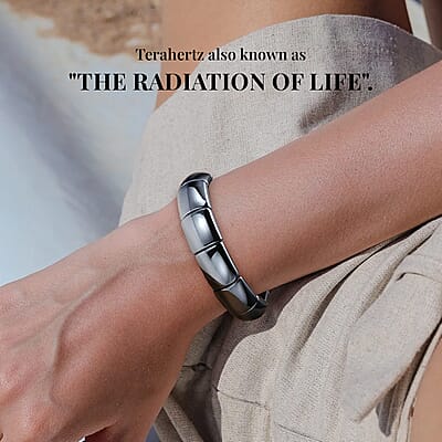 Stackable 161.00 ctw Beaded Block Bracelet, Terahertz Bracelet, Block Bracelet, Gemstone Stretch Bracelet, Stretch Bead Bracelet