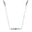 Green Moissanite Beaded Necklace 20-22 Inches in Rhodium Over Sterling Silver 7.40 ctw