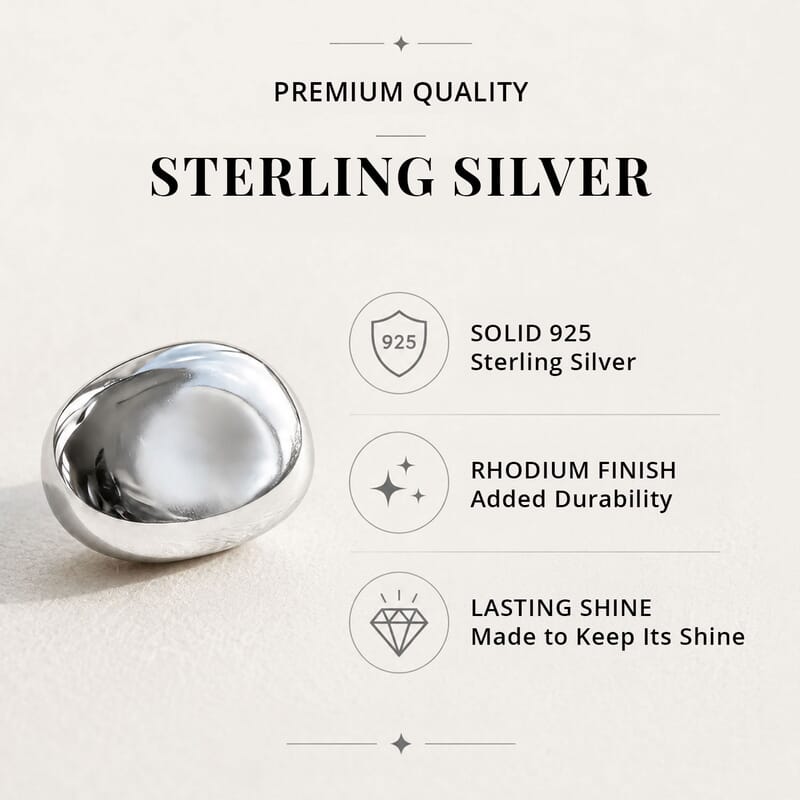Magnetic Lock with Lobster Clasp in Rhodium Over Sterling Silver 2.50 Grams