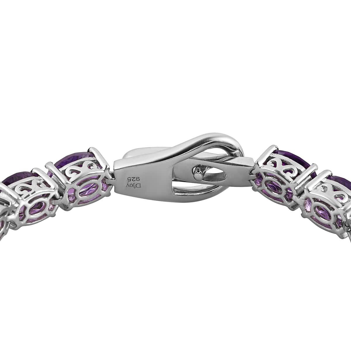 Premium Moroccan Amethyst Tennis Bracelet in Platinum Over Sterling Silver (6.50 In) 13.50 Grams 21.50 ctw image number 3