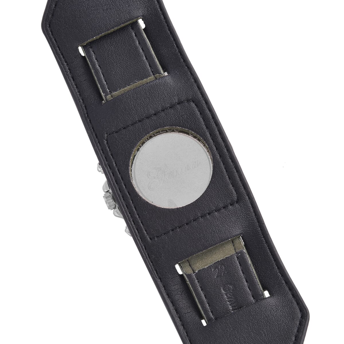 Genoa Miyota Japanese Movement Watch with Green Genuine Leather Strap image number 5