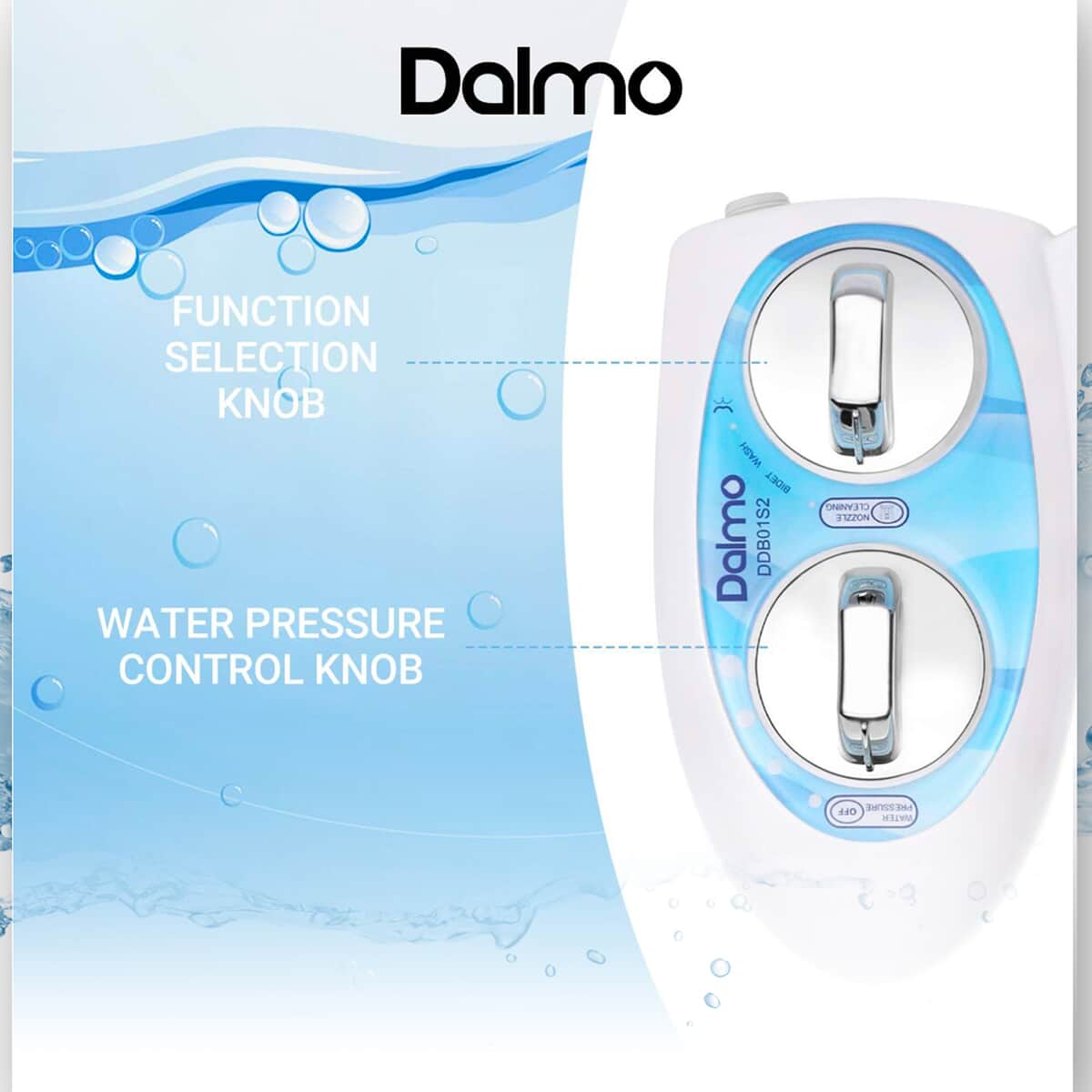 Dalmo Non-Electric Toilet Bidet image number 3