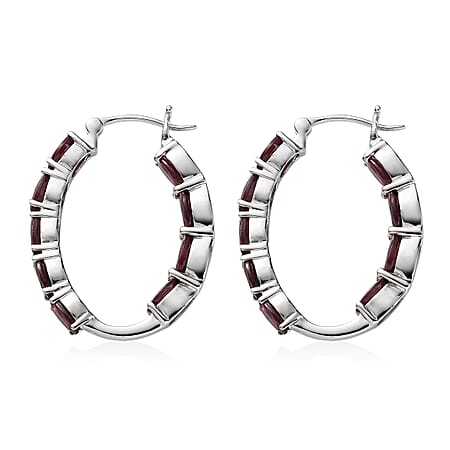 Platinum Overlay / Rhodolite Garnet / 925 Silver - Product card gallery slide 4 (10176831881529)