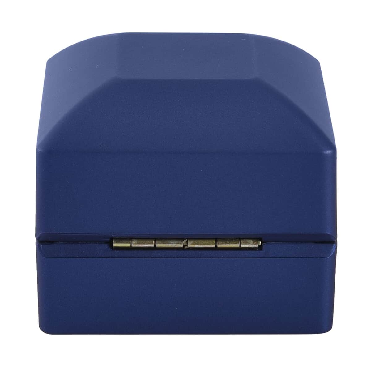 Set of 2 Sapphire Blue & Golden Solid Polish LED Light Ring Box (Can Hold up to 2 Rings)  image number 2