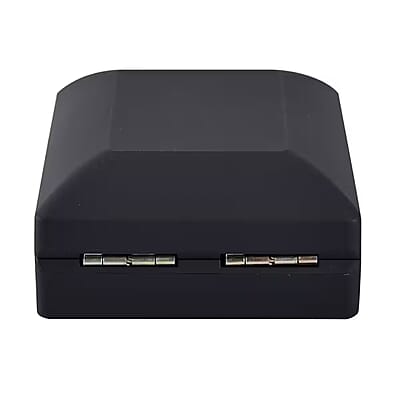 Black Solid Polish LED Light Pendant Necklace Jewelry Box