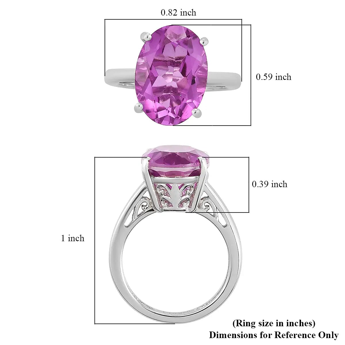 Patroke Quartz Solitaire Ring in Platinum Over Sterling Silver (Size 9.0) 6.15 ctw image number 5