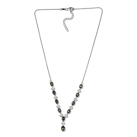 18 / Moldavite / 925 Silver - Product card gallery slide 4 (10176833487161)