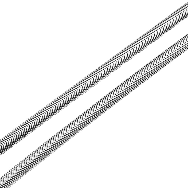 Adjustable Bolo Snake Necklace in Stainless Steel 17 Grams, Tarnish-Free, Waterproof, Sweat Proof Jewelry