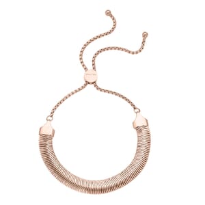 Snake Bolo Bracelet in ION Plated RG Stainless Steel | Tarnish-Free, Waterproof, Sweat Proof Jewelry