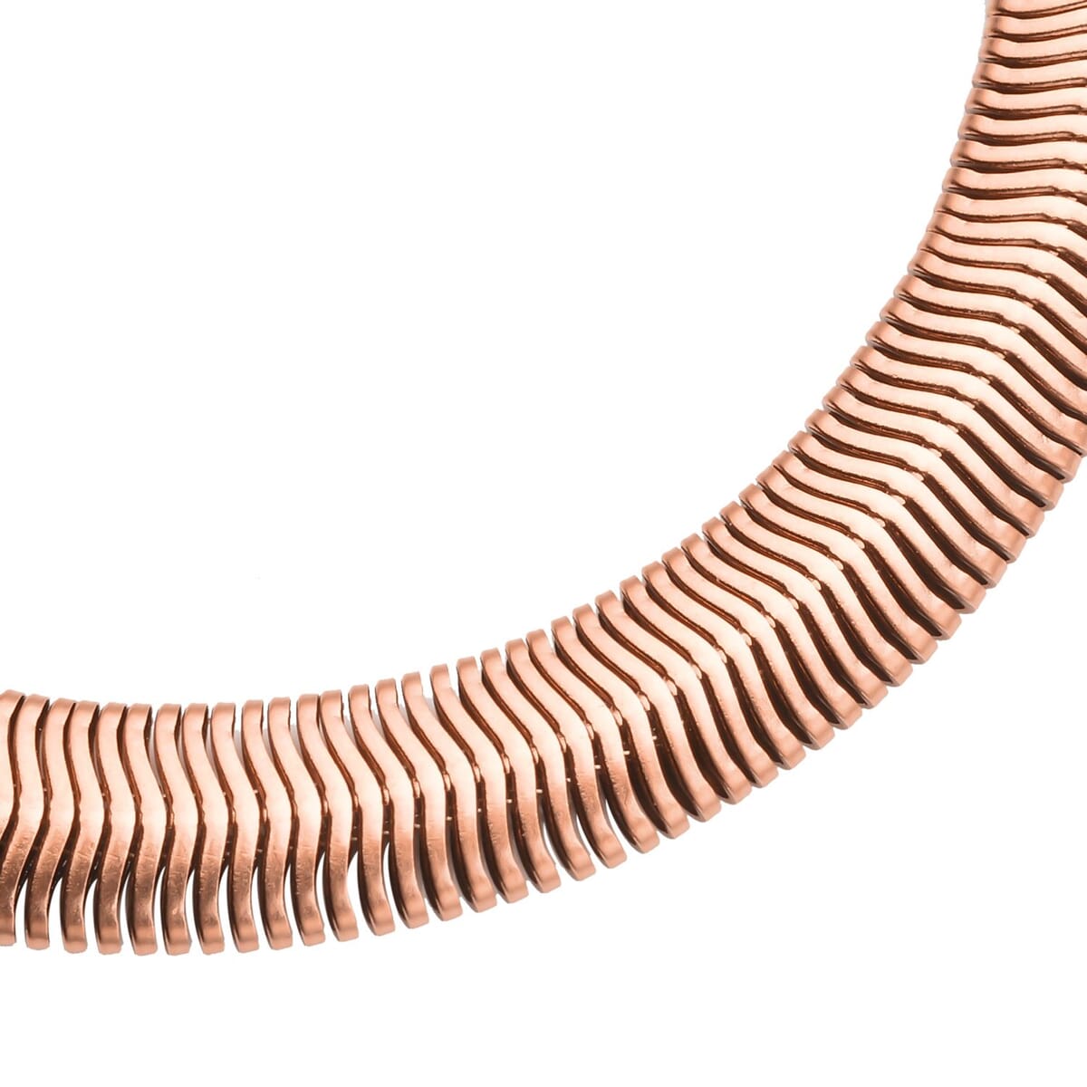 Snake Bolo Bracelet in ION Plated RG Stainless Steel | Tarnish-Free, Waterproof, Sweat Proof Jewelry image number 3