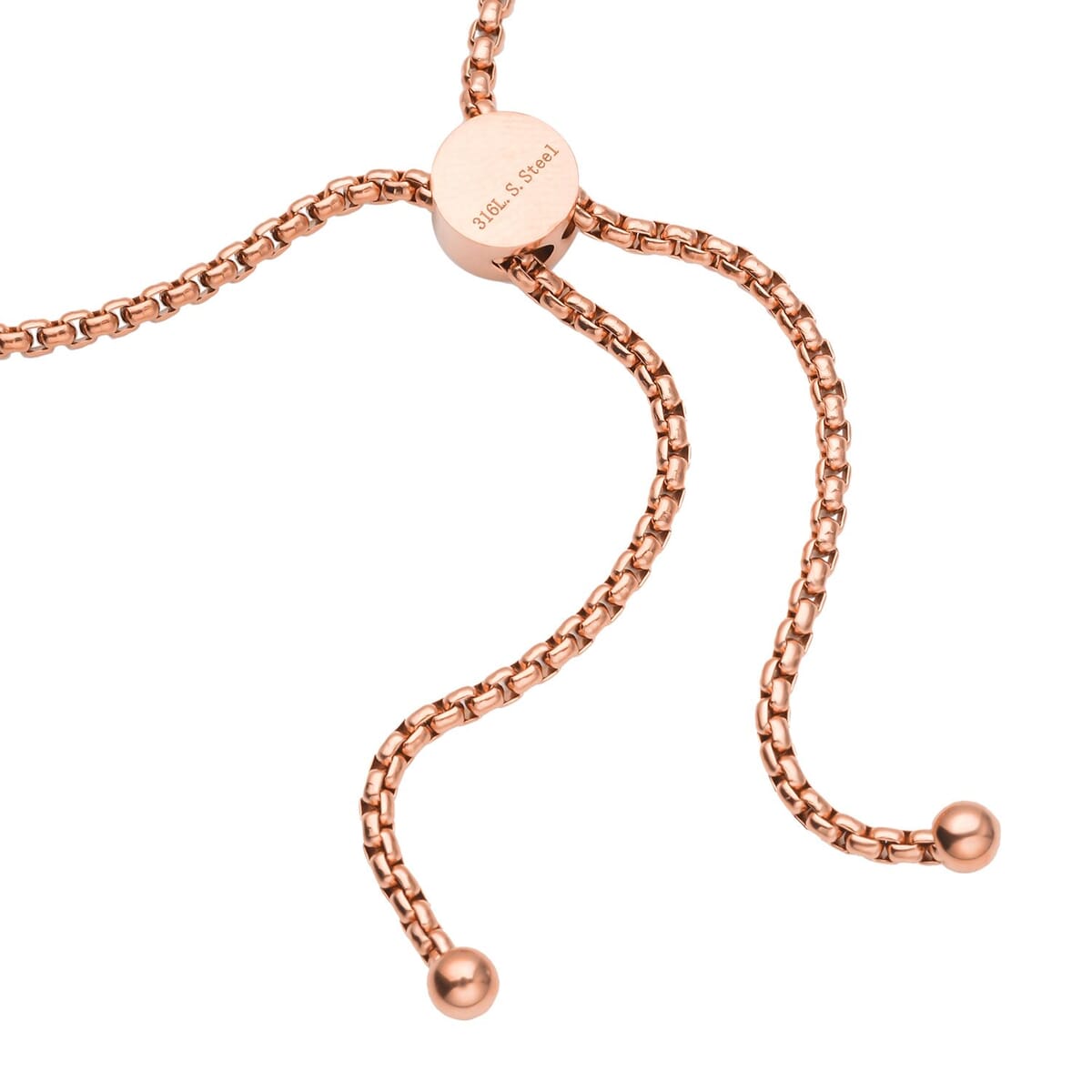 Snake Bolo Bracelet in ION Plated RG Stainless Steel | Tarnish-Free, Waterproof, Sweat Proof Jewelry image number 4