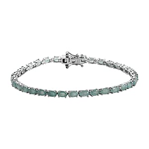 Premium Grandidierite Tennis Bracelet in Platinum Over Sterling Silver (7.25 In) 7.40 ctw
