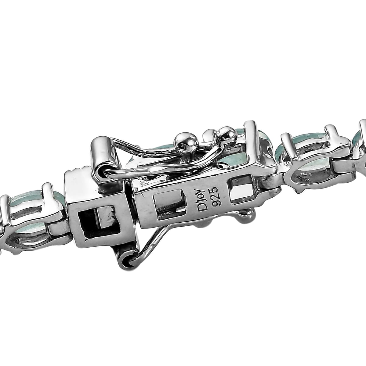 Premium Grandidierite Tennis Bracelet in Platinum Over Sterling Silver (7.25 In) 7.40 ctw image number 3