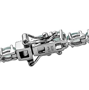 Premium Grandidierite Tennis Bracelet in Platinum Over Sterling Silver (7.25 In) 7.40 ctw