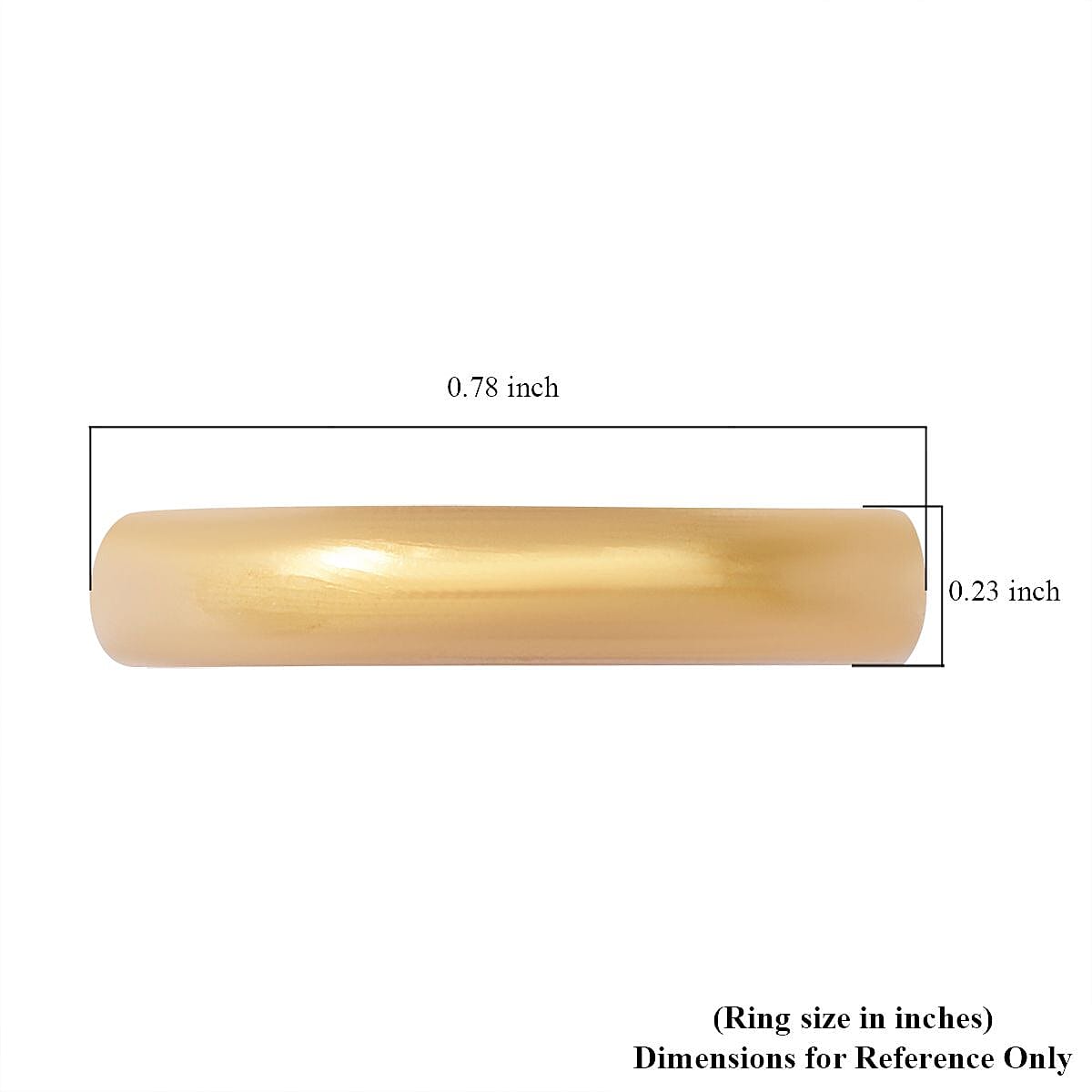 24K Yellow Gold Band Ring (Size 7.75) 3.80 Grams image number 4