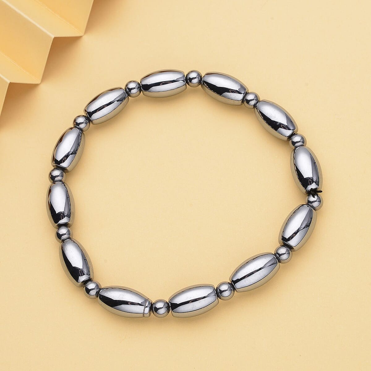 Terahertz Beaded Stretch Bracelet 56.50 ctw image number 1