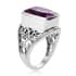Patroke Quartz Solitaire Ring in Sterling Silver (Size 10.0) 11.65 ctw image number 3