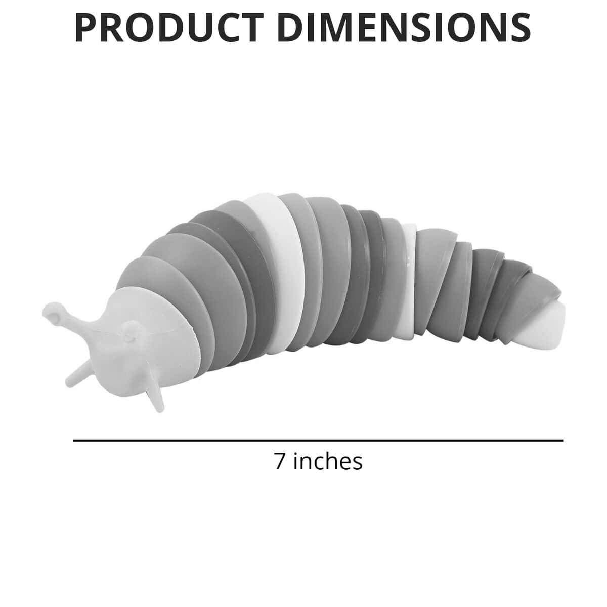 FIDGETY Multicolor Flexible 3D Slug image number 4
