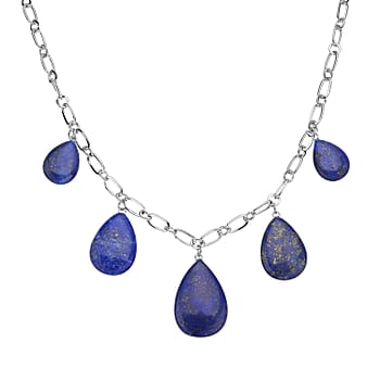 Lapis Lazulli in Silvertone - Product card gallery slide 1 (9431387963647)