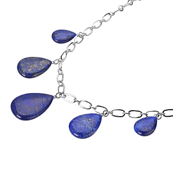 Lapis Lazulli in Silvertone - Product card gallery slide 3 (9431387963647)
