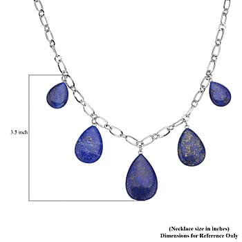 Lapis Lazulli in Silvertone - Product card gallery slide 4 (9431387963647)