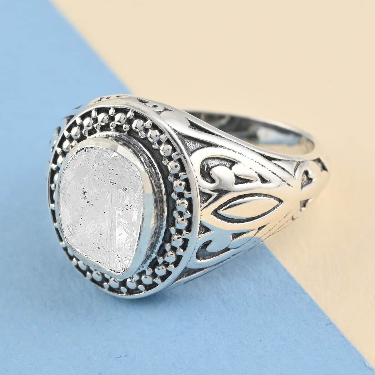 BALI LEGACY Polki Diamond Ring in Sterling Silver 0.50 ctw image number 1