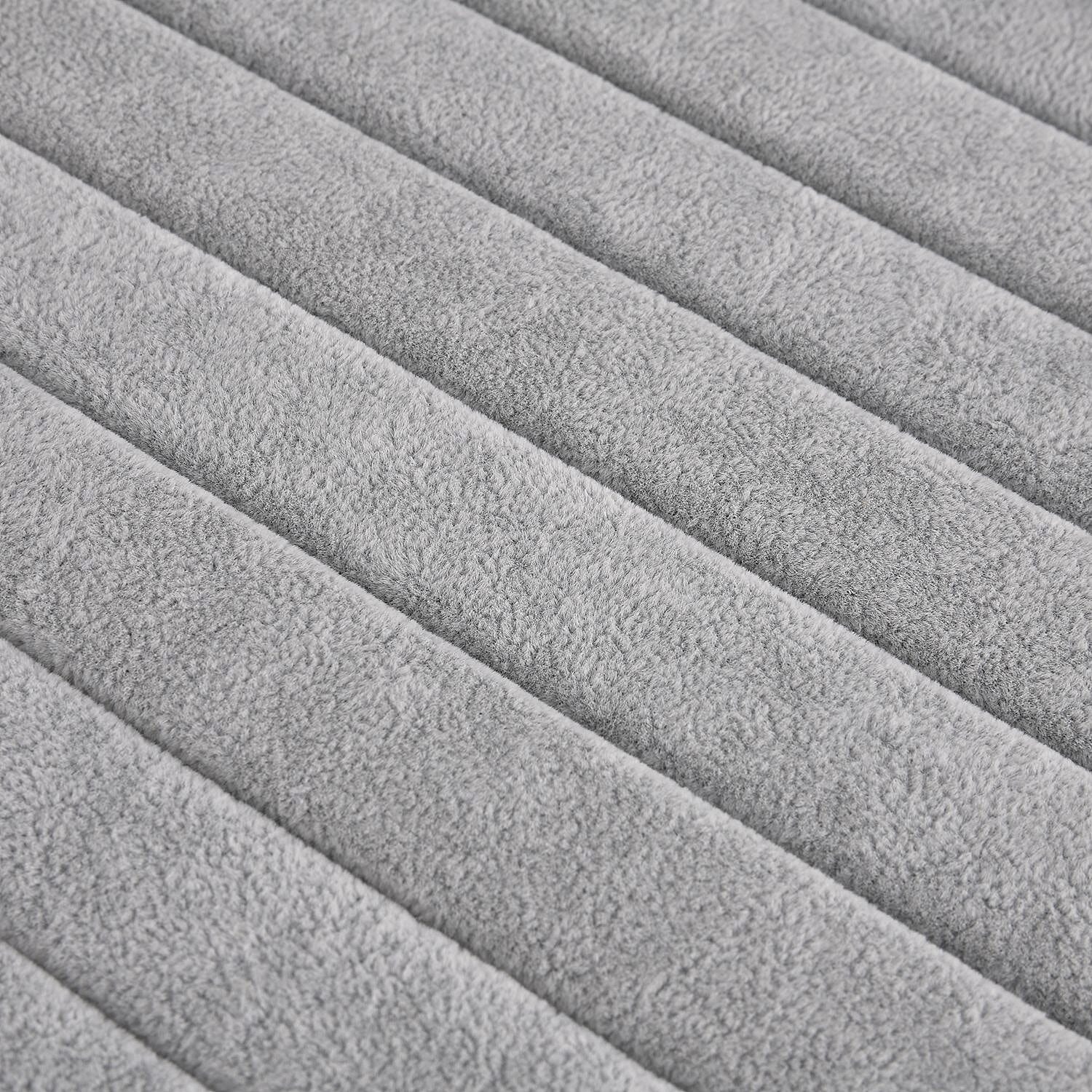 Gray Ice Velvet 7 Rows Ring Tray
