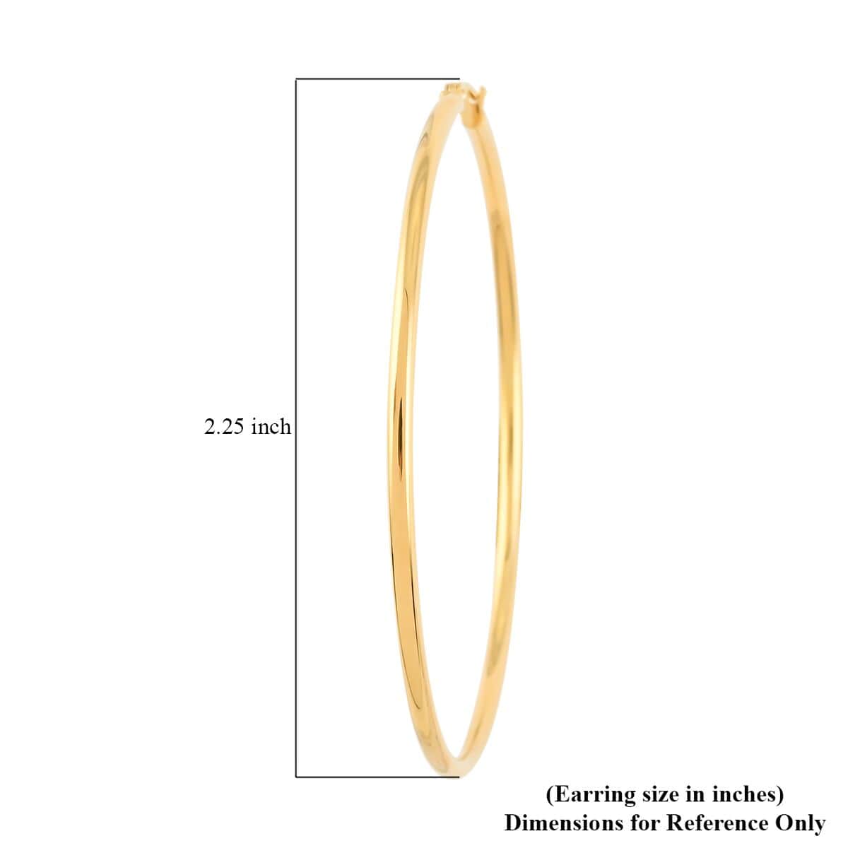 14K Yellow Gold Hoop Earrings 3 Grams image number 4