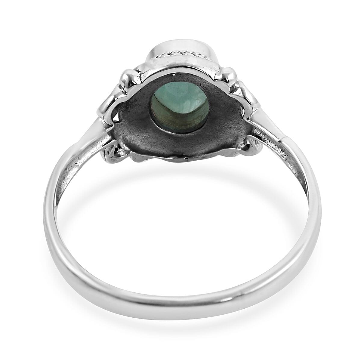 BALI LEGACY Socoto Emerald Ring in Sterling Silver (Size 10.0) 1.50 ctw image number 4