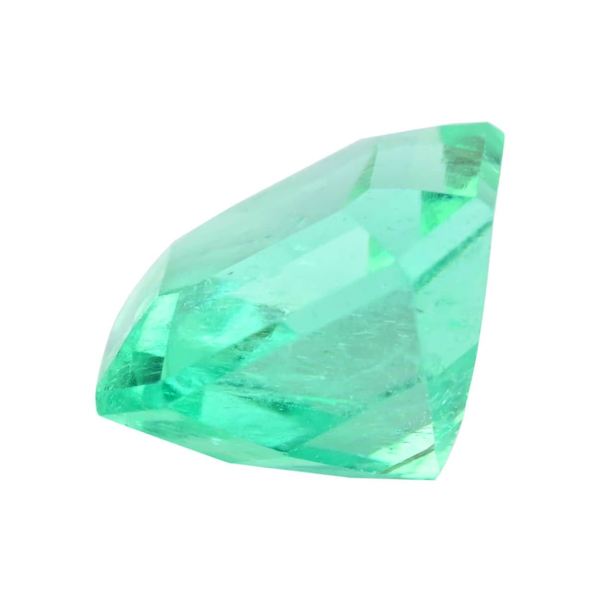 Certified AAAA Boyaca Colombian Emerald (Oct Free Size) 2.00 ctw image number 1