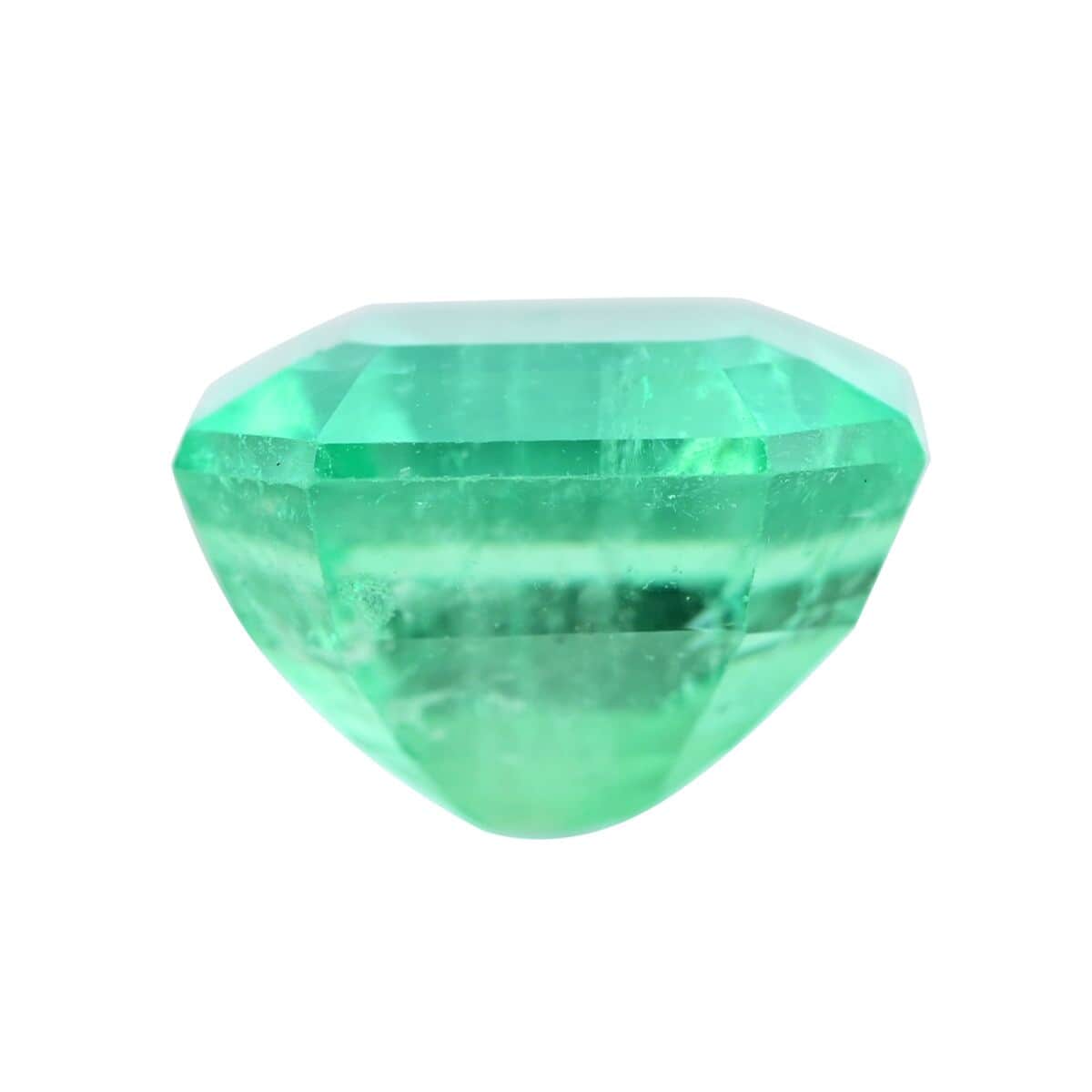 Certified AAAA Boyaca Colombian Emerald (Oct Free Size) 2.00 ctw image number 2