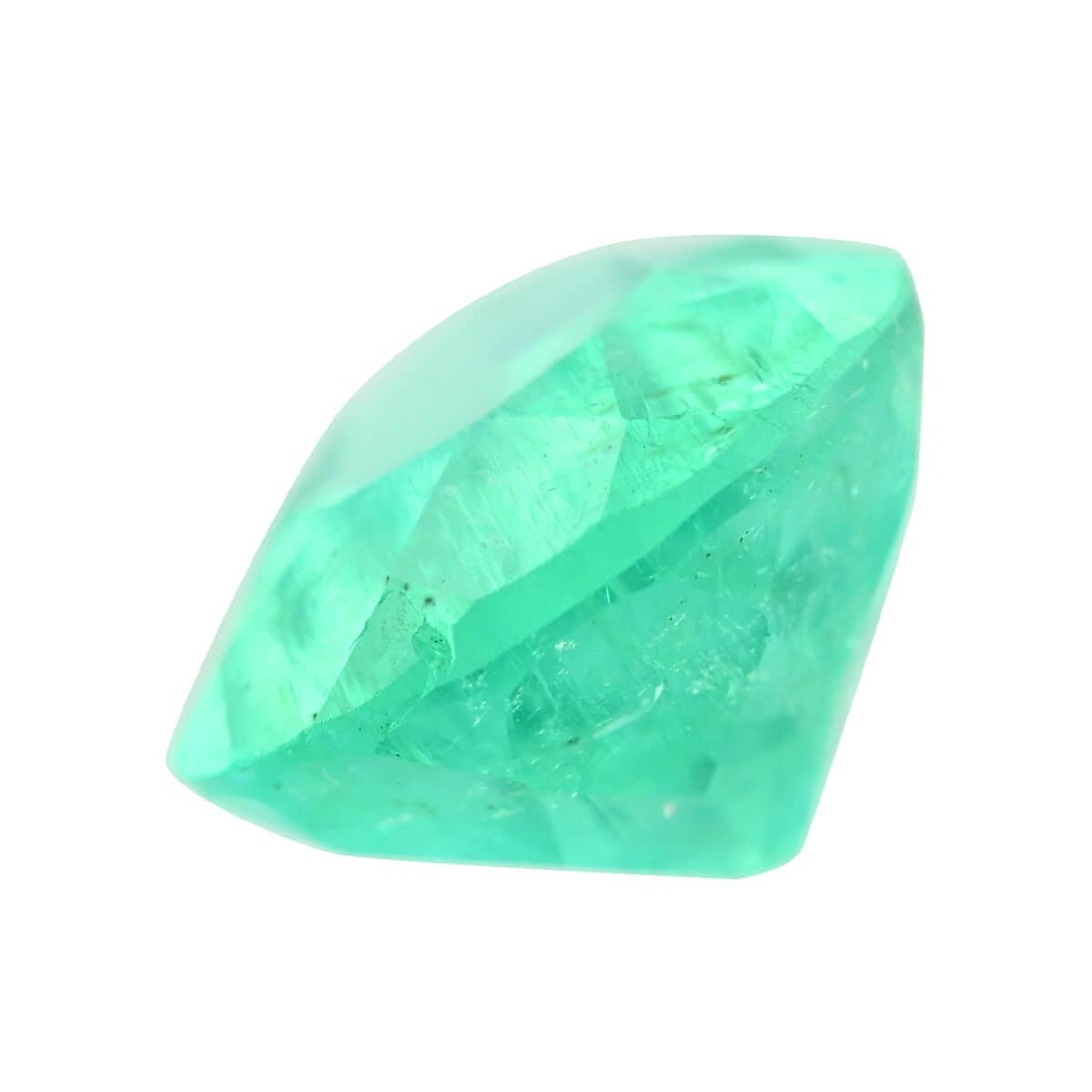 Certified AAAA Boyaca Colombian Emerald (Pear Free Size) 2.00 ctw image number 1