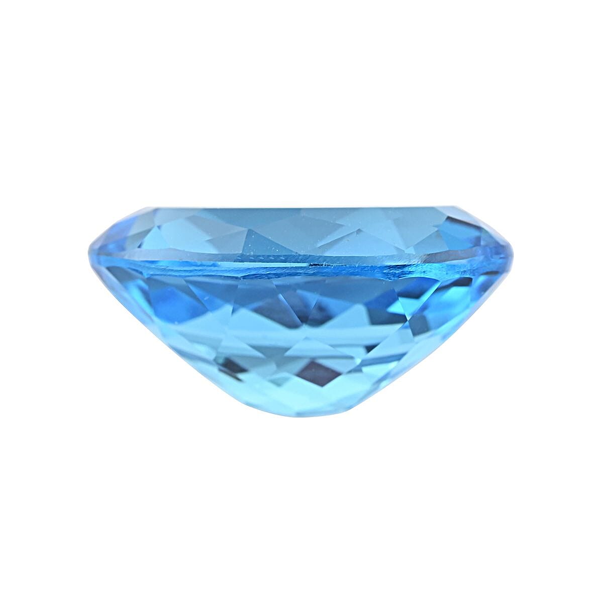 AAAA Swiss Blue Topaz (Ovl 16x12 mm) 11.00 ctw image number 3