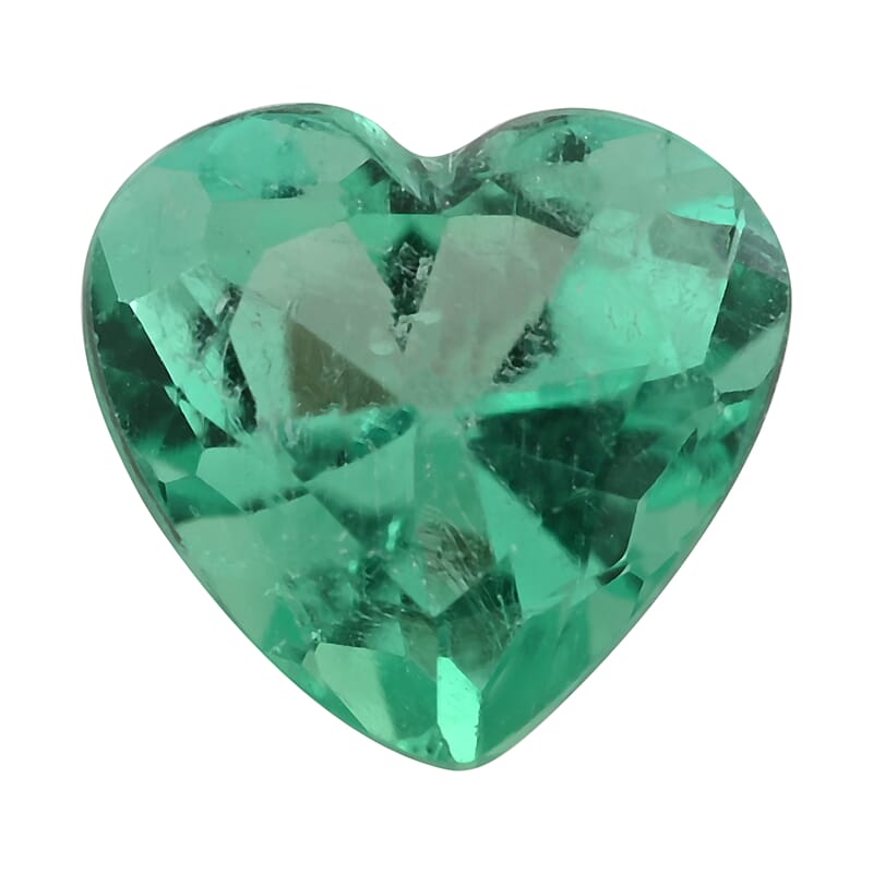  AAAA Boyaca Colombian Emerald (Hrt Free Size) 1.00 ctw