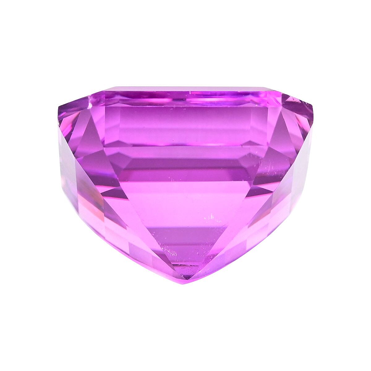Certified & Appraised Asscher Cut AAAA Petroke Kunzite (Sqr Free Size) 27.00 ctw image number 2